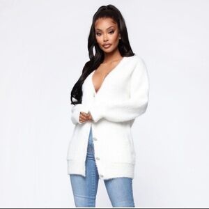 NWT NEW Soft N Fuzzy Cardigan